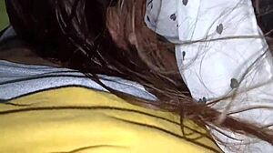 dipika the college girl deepthroats cock like a pro slut