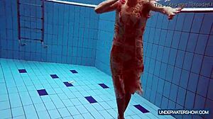 Martina's Hot Croatian Bikini Tease Turns Public Pool Wild