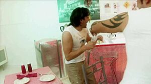 Hey milfs Diana Gold and Eva Mercedes devour cocks in messy foodie foursome frenzy!!