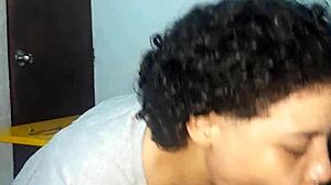 Curvy latina wife catches best friend sucking dick joins hot amateur threesome