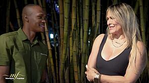 Mature colombian monique fuentes pays street bbc brandon cruz for bareback doggystyle pounding her curvy ass