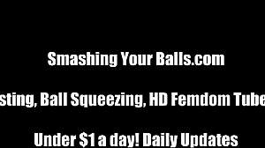 we're busting your pathetic balls while fucking you senseless pov