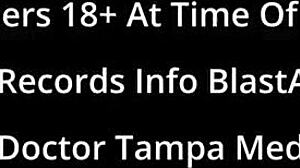 Channy Crossfire's pussy fucked hard by lesbians with toys and gloves close up