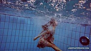 Martina's Hot Croatian Bikini Tease Turns Public Pool Wild