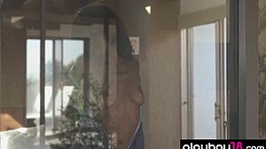 hot all natural black teen victoria antoinette strips lingerie revealing shaved pussy