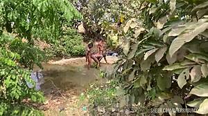 Chubby Bitch's Big Pussy Lips Gripped By Monster Cock Quickie