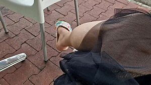 heartfelt laughter nicoletta's awkward public restroom moments make you crave her dirty secrets