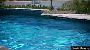 stunning stepdaughter rides cock cowgirl then gets fucked hard in taboo fantasy poses