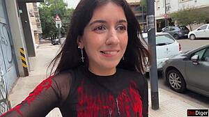 i beg you cum on my face first date public street cumwalk