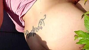 hey watch this bbw latina choke gag outdoor deepthroat blowjob