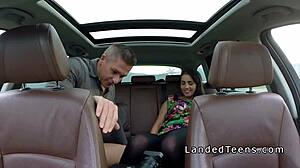 Hey you ever seen a brunette teen hitchhiker fuck a stranger right in his car pov?