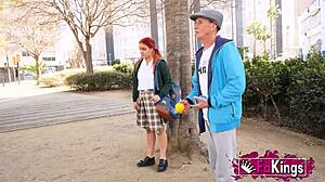 18YO Babe Pounds Grandpa's Cock Raw