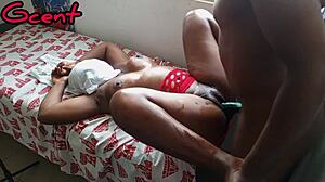 MY LANDLORD'S DAUGHTER LOVES MY BBC FINGERING WET PUSSY SQUIRTING!