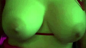 Whoa, Italian milf Artemisia's big naturals bounce wild solo!