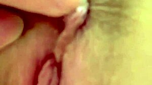 This russian brunette teen spills dirty talk fantasies while fingering shaved pussy ass rubbing small tits double penetration toys wet