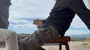 ACCIDENTAL OUTDOOR BLOWJOB! I CUM FAST IN HER MOUTH RISKY HOMEMADE CLOSE-UP