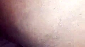 AFROKING Gets Curvy Black Babe's Saggy Tits And Pussy As Christmas Gift!