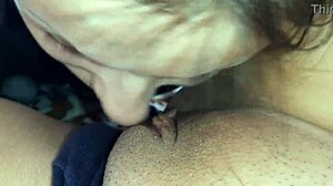 Girlfriend wildly kisses licks sucks plays soaking pussy after separation