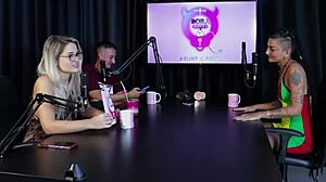 Steamy Lesbian Mansion Tales Ignite Naked Morena and Blonde Passion