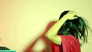 indian trans bhabhi sex horny bhabhi loving fuck close up creampie boobs