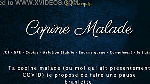 hey sick girlfriend gives french joi jerk off instructions