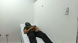 i caught my kinky doctor stroking in his office