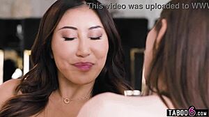 i love watching nicole doshi take strapon anal from maya woulfe's face sitting