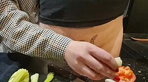 Extreme Dick Torment and Urethral Play in Kitchen!