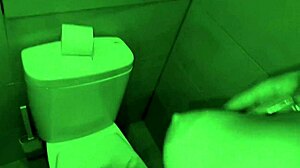 Nightclub Blonde Bombshell Bent Over for Rough WC Quickie