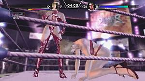 Can Lady X Crush Miss Spencer in Rumble Roses Wrestling Tit Domination Humiliation?