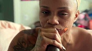 How Does This Ghetto Ebony Deepthroat BBC Until Explosive Nut Bust?