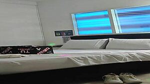 Hey, watch this mature slut ride her young step-nephew's cock while hubby waits clueless