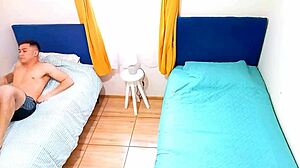 stepmom's heart races sharing bed then fucked hard