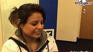 German virgin, ready for grandpa's cock on first casting?