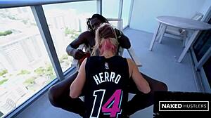 Blonde milf wife craves basketball big black cocks