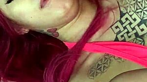 Kaeelen Garcia, innocent redhead slave, bends over for Brian Evansx's rough doggystyle pounding