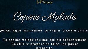 hey sick girlfriend gives french joi jerk off instructions