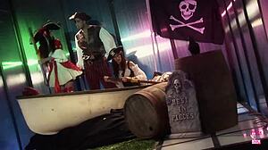 white rabbit alice group cowgirl cum with heels