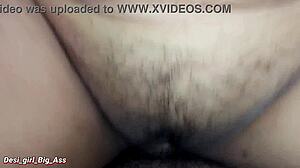 early morning hairy pussy fuck ends with juicy cumshot swallow