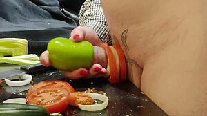 Extreme Dick Torment and Urethral Play in Kitchen!