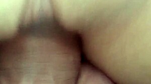 Young workout whore gets pussy slammed close-up during naked striptease fuck