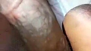 AFROKING Gets Curvy Black Babe's Saggy Tits And Pussy As Christmas Gift!