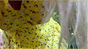 Wifey’s Braless Summer Dress Teases Big Blonde Tits Outdoors?