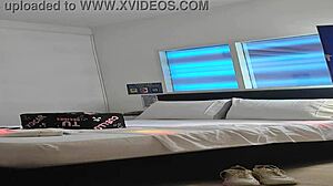 Hey, watch this mature slut ride her young step-nephew's cock while hubby waits clueless