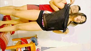 gorgeous desi girl takin hardcore pounding n creampie deep... wet pussy action