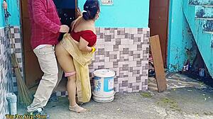 Hot Indian Stepdaughter and Stepmom Pound Outdoors with Young Boy!