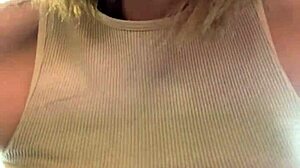 i trained at the gym in times square with hard nipples sweat dripping down my wet pussy as gringos stared hands on their hard cocks