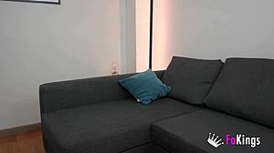 Astrid Ortiz arrives at Fakings for first time with 12-inch cock breaking her pussy