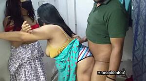 Ever watched the hottest homemade indian threesome action?