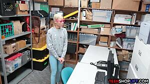 Security Busts Black Teen Thief Camel Toe